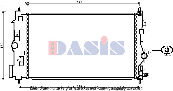 AKS DASIS Radiators, Motora dzesēšanas sistēma 150103N